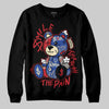 Jordan 4 “Rare Air” DopeSkill Sweatshirt Smile Through The Pain Graphic Streetwear - Black