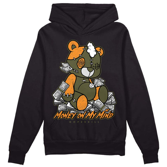 Jordan 5 "Olive" DopeSkill Hoodie Sweatshirt MOMM Bear Graphic Streetwear - Black 