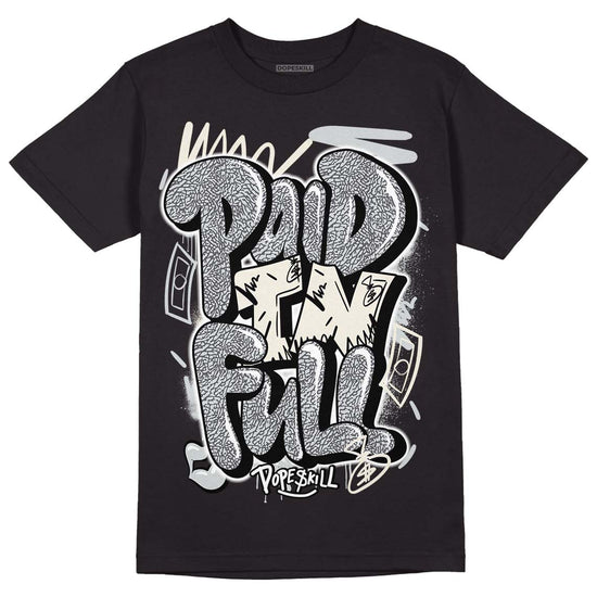 Jordan 1 Retro Low OG Black Cement DopeSkill T-Shirt New Paid In Full Graphic Streetwear - black