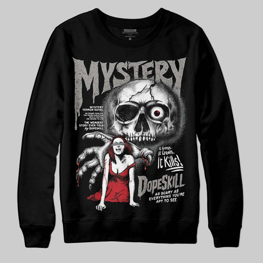 Jordan 9 Cool Grey DopeSkill Sweatshirt Mystery Ghostly Grasp Graphic Streetwear - Black