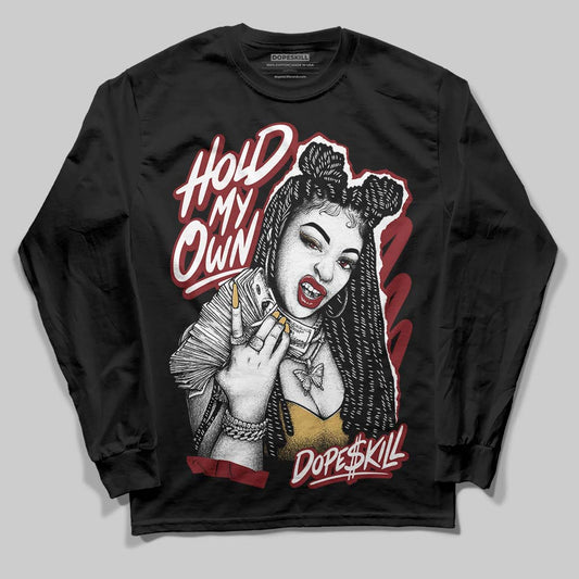 Dunk Low SE Sisterhood Sail Team Red W DopeSkill Long Sleeve T-Shirt New H.M.O Graphic Streetwear - Black