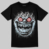 Grey Sneakers DopeSkill T-Shirt Hellfire Graphic Streetwear - Black