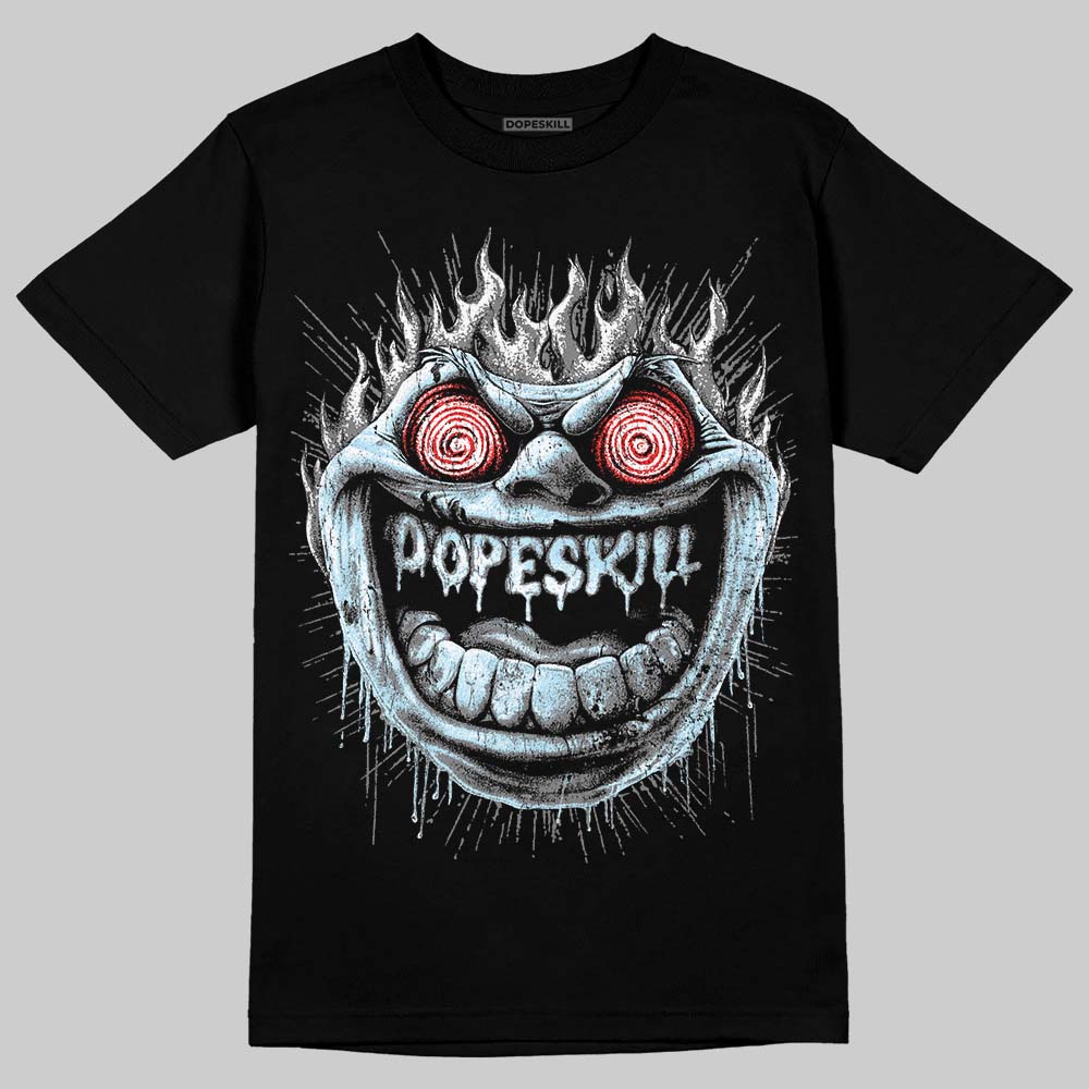 Grey Sneakers DopeSkill T-Shirt Hellfire Graphic Streetwear - Black