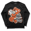 Jordan 3 Georgia Peach DopeSkill Long Sleeve T-Shirt Bear Steals Sneaker Graphic Streetwear - Black