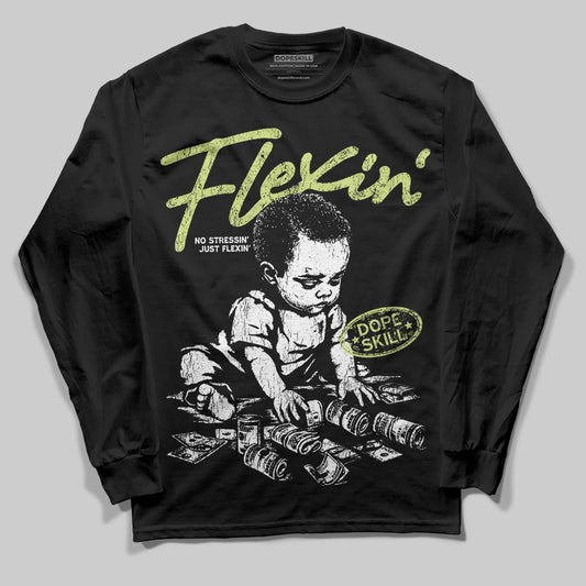 Jordan 11 “Inner Beast” DopeSkill Long Sleeve T-Shirt Flexin' Graphic Streetwear - black