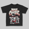 Jordan 4 “Flight Club” DopeSkill Toddler Kids T-shirt Paper Chaser Boy Graphic Streetwear - Black