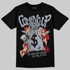Jordan 4 “Bred Reimagined” DopeSkill T-Shirt Money Bag Coming Up  Graphic Streetwear - Black