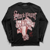 Red Sneakers DopeSkill Long Sleeve T-Shirt Stack Paper Graphic Streetwear - Black