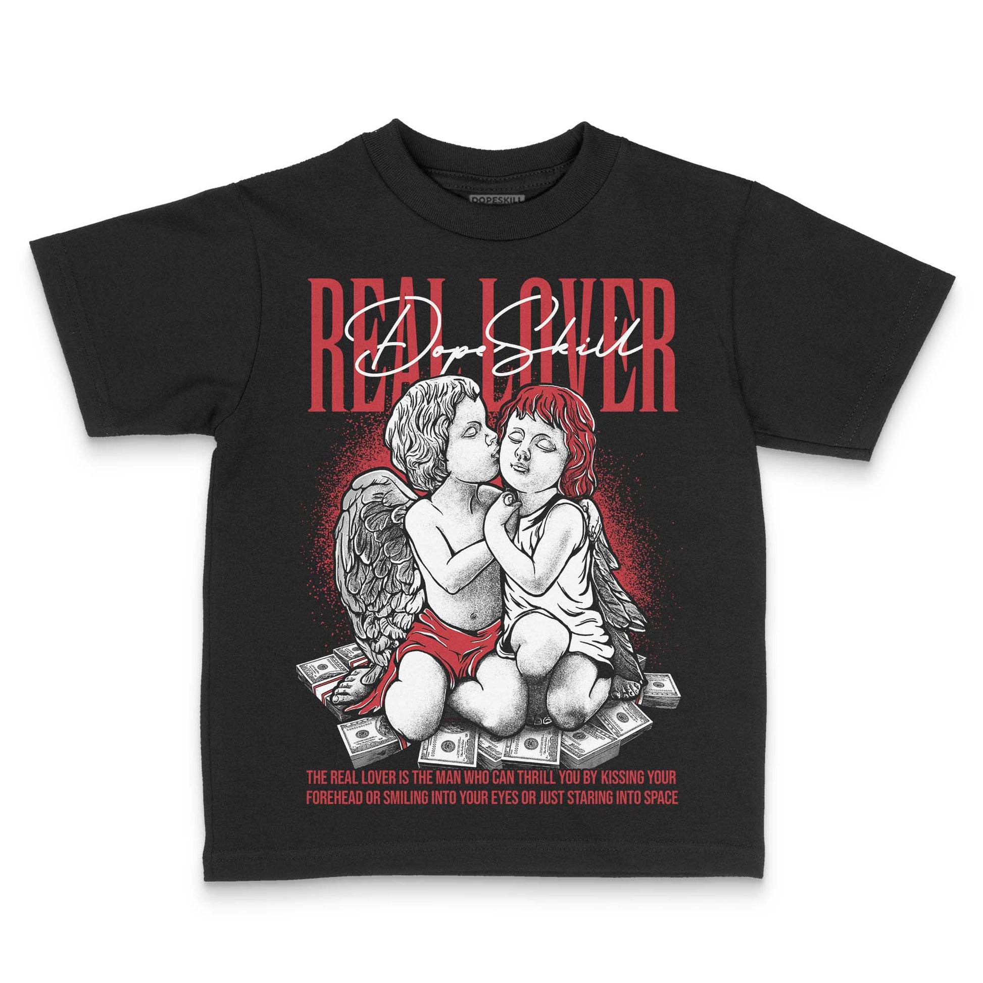 Jordan 1 Low OG "Chicago" DopeSkill Toddler Kids T-shirt Real Lover Graphic Streetwear - Black