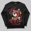 Jordan 14 Golf “Last Shot” DopeSkill Long Sleeve T-Shirt Smile Through The Pain Graphic Streetwear - Black