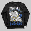Jordan 1 Low Travis Scott x Fragment DopeSkill Long Sleeve T-Shirt Sorry I've Been Trappin Graphic Streetwear - Black