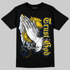 Dunk Low Vintage “Michigan” DopeSkill T-Shirt Trust God Graphic Streetwear - Black