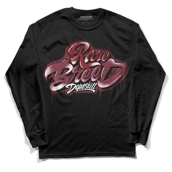 Jordan 1 Retro High OG “Team Red” DopeSkill Long Sleeve T-Shirt Rare Breed Type Graphic Streetwear - Black