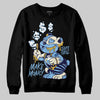 University Blue Sneakers DopeSkill Sweatshirt Make Money Graphic Streetwear - Black
