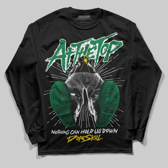 Green Sneakers DopeSkill Long Sleeve T-Shirt Nothing Can Hold US Down Graphic Streetwear - Black