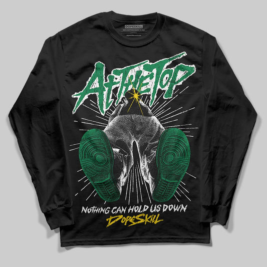 Green Sneakers DopeSkill Long Sleeve T-Shirt Nothing Can Hold US Down Graphic Streetwear - Black
