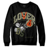 Olive Sneakers DopeSkill Sweatshirt Loser Lover Graphic Streetwear - Black