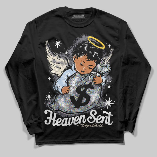 Jordan 11 Low CNY “Year of the Snake” DopeSkill Long Sleeve T-Shirt Heaven Sent Graphic Streetwear - Black