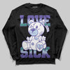 Jordan 5 OG “Grape” DopeSkill Long Sleeve T-Shirt Love Sick Graphic Streetwear - Black