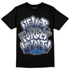 Jordan 3 "Midnight Navy" DopeSkill T-Shirt Never Forget Loyalty Graphic Streetwear  - Black 