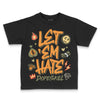 Olive Sneakers DopeSkill Toddler Kids T-shirt Let 'em Hate Graphic Streetwear - Black