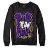 Jordan 12 “Field Purple” DopeSkill Sweatshirt New Paid In Full Graphic Streetwear - Black