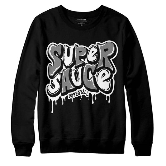 Jordan 1 High OG “Black/White” DopeSkill Sweatshirt Super Sauce Graphic Streetwear - Black