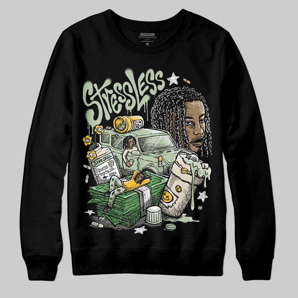 Jordan 4 WMNS “Seafoam” (2025) DopeSkill Sweatshirt Stressless Graphic Streetwear - black