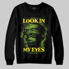 Neon Green Sneakers DopeSkill Sweatshirt Look In My Eyes Graphic Streetwear - black