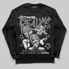 Jordan 9 Retro 'Flint Grey' 2026 DopeSkill Long Sleeve T-Shirt Distorted Realms Graphic Streetwear - Black