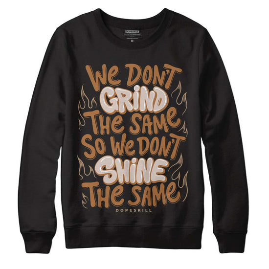 Jordan 3 Retro Palomino DopeSkill Sweatshirt Grind Shine Graphic Streetwear - Black