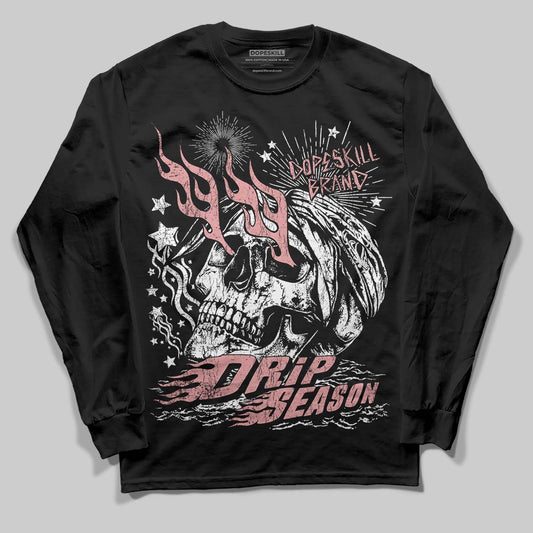 Harris Tweed x Wmns Dunk Low 'Black Phantom' DopeSkill Long Sleeve T-Shirt Drip Season Graphic Streetwear - Black