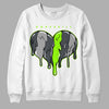 AJ 5 Green Bean DopeSkill Sweatshirt Slime Drip Heart Graphic