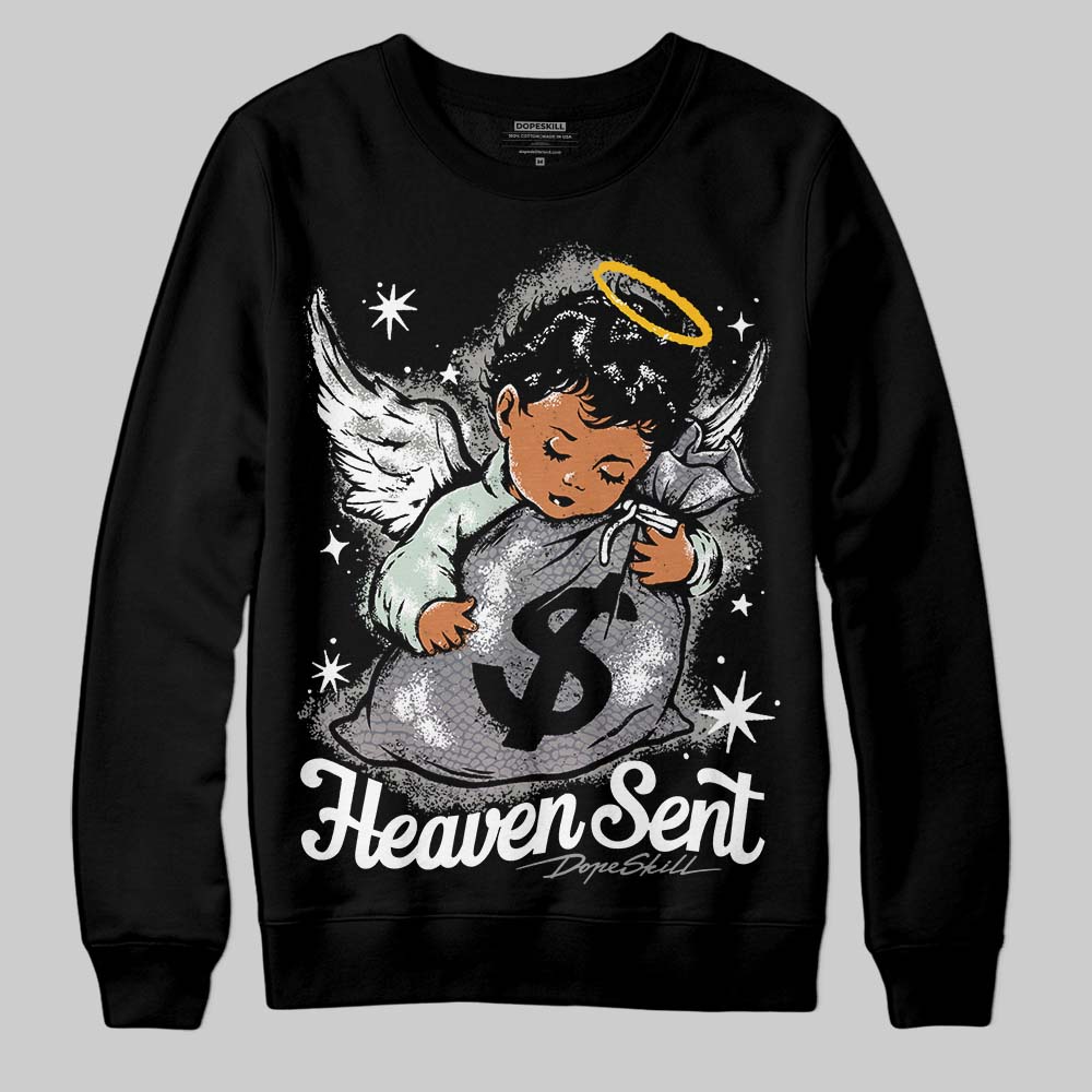 Jordan 1 Retro Low OG Year of the Snake (2025) DopeSkill Sweatshirt Heaven Sent Graphic Streetwear - Black