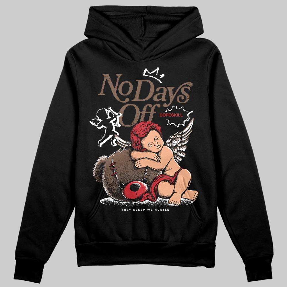 Jordan 9 'Olive' DopeSkill Hoodie Sweatshirt New No Days Off Graphic Streetwear - black