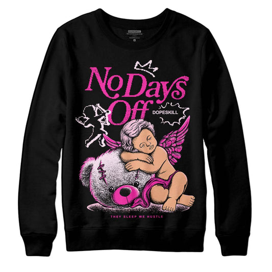 Dunk Low Triple Pink DopeSkill Sweatshirt New No Days Off Graphic Streetwear - Black