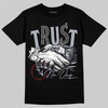 Jordan 4 “Bred Reimagined” DopeSkill T-Shirt Trust No One Graphic Streetwear - Black