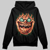 Black and White Sneakers DopeSkill Hoodie Sweatshirt Hellfire Graphic Streetwear - Black