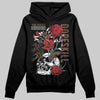 Jordan 9 'Olive' DopeSkill Hoodie Sweatshirt Side Hustle Graphic Streetwear - Black