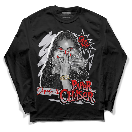 Jordan 2 Retro "Black Cement" DopeSkill Long Sleeve T-Shirt NPC Graphic Streetwear - Black