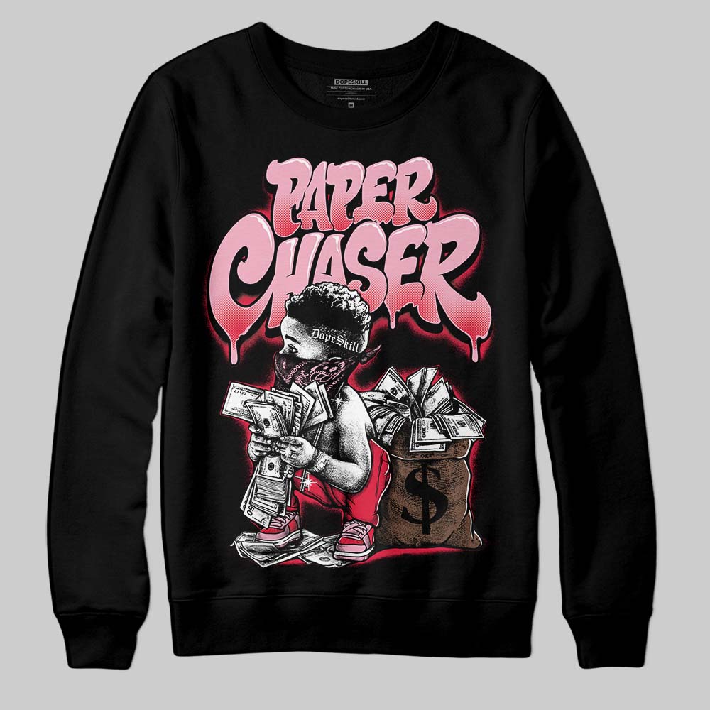 Dunk Low Valentine's Day (2026) DopeSkill Sweatshirt Paper Chaser Boy Graphic Streetwear - Black