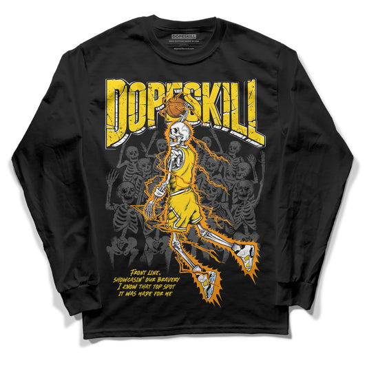 Jordan 6 “Yellow Ochre” DopeSkill Long Sleeve T-Shirt Thunder Dunk Graphic Streetwear - black