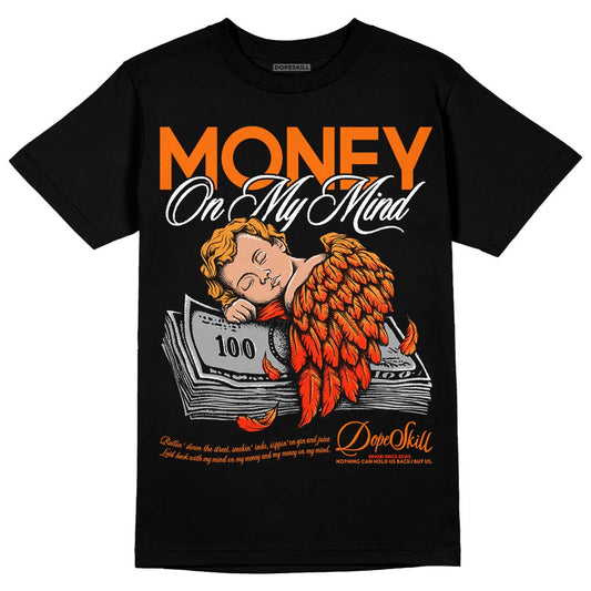 Orange, Black & White Sneakers DopeSkill T-Shirt MOMM Graphic Streetwear - Black