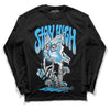 Jordan 2 Low "University Blue" DopeSkill Long Sleeve T-Shirt Stay High Graphic Streetwear - Black