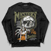 Olive Sneakers DopeSkill Long Sleeve T-Shirt Mystery Ghostly Grasp Graphic Streetwear - Black