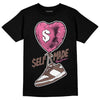 Dunk Low Smokey Mauve Playful Pink DopeSkill T-Shirt Self Made Graphic Streetwear - Black