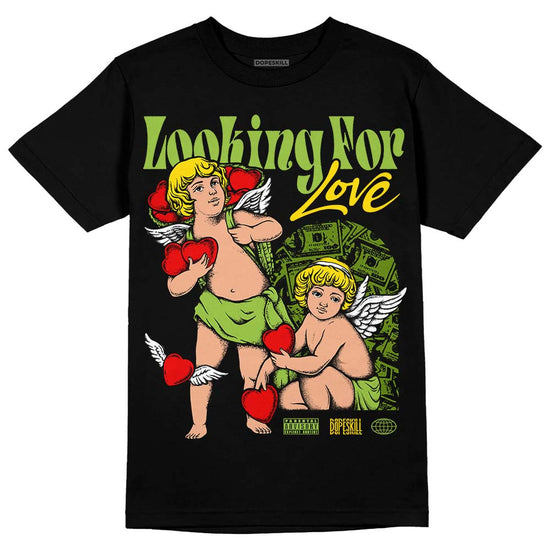 SB Dunk Low Chlorophyll DopeSkill T-Shirt Looking For Love Graphic Streetwear - Black