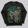 Green Sneakers DopeSkill Long Sleeve T-Shirt Don't Bet Against Us Graphic Streetwear - Black