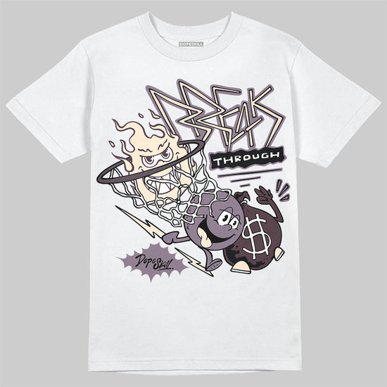 A Ma Maniere x Air Jordan 4 "Phantom" DopeSkill T-Shirt Break Through Graphic Streetwear - White 