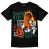 Dunk Low Team Dark Green Orange DopeSkill T-Shirt Drip'n Never Tripp'n Graphic Streetwear - Black